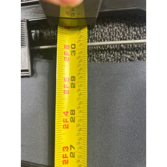 Lululemon Striped Pencil Skirt Size 6 Black Gray Luon Midi Stretch Parisian - Picture 6 of 6